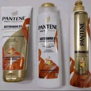 PANTENE BIOTAMININA / BIOTAMININE 1 SHAMPOO , 1 ACONDICIONADOR ,Y 1 CREMA PEINAR